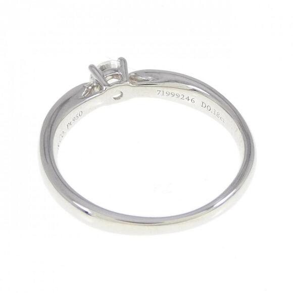 Excellent Authentic Preloved Tiffany & Co. Elsa Peretti Full  TIFFANY Authentic Silver Engagement Ring
